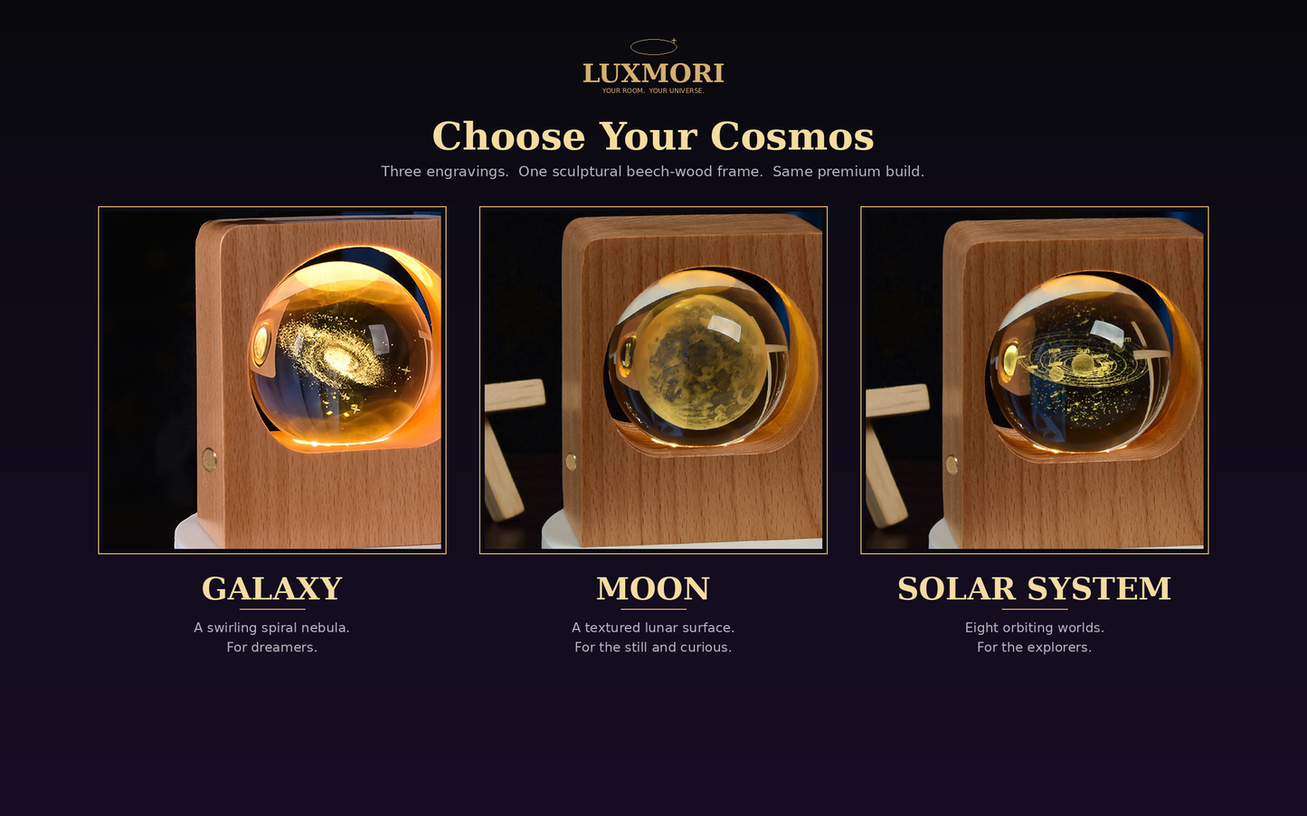 Cosmic Crystal Ball Night Light